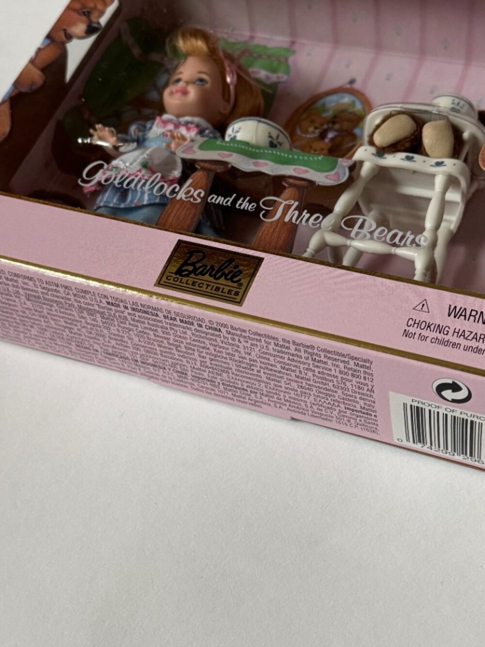Kelly Goldilocks 3 Bears Barbie Storybook Favorites NEW Mattel Collector Edition - Picture 5 of 8
